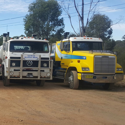 water carts for road works in Hawkesbury, NSW